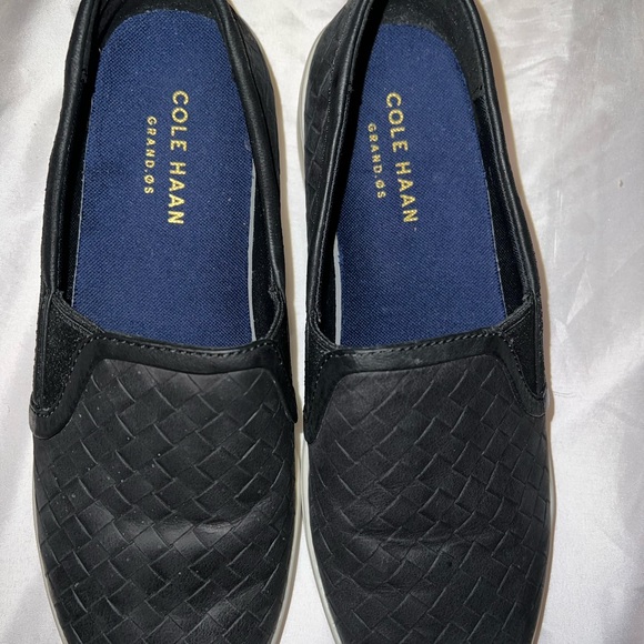 Cole Han Grand OS Black Slip On Size:8 Women’s Good Condition - Picture 3 of 8